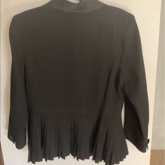 Valentino Night black jacket with peplum. Size 14. - Picture 6 of 12